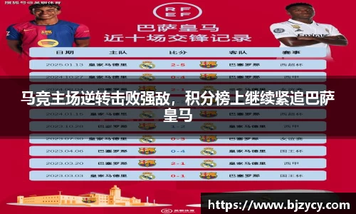 马竞主场逆转击败强敌，积分榜上继续紧追巴萨皇马
